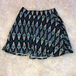 Aeropostale Peacock feather design Skirt
